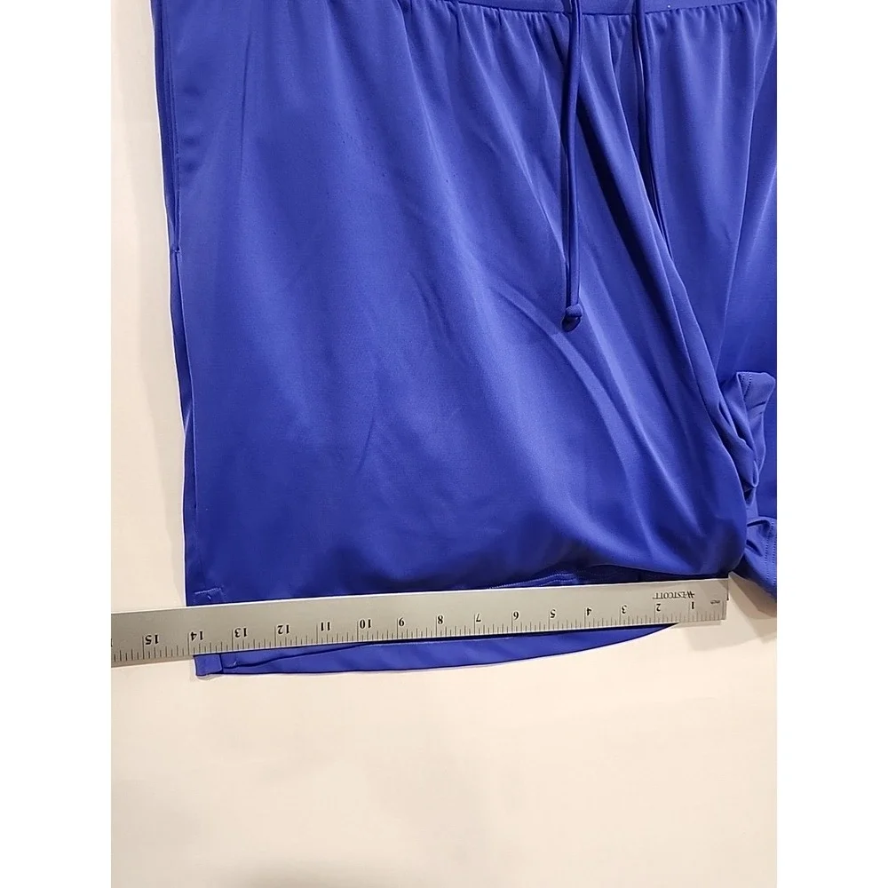 L.L. Bean Athletic Shorts‎ Womens Size Large Blue Drawstring Elastic Waist